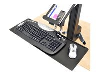 Ergotron Tastaturablage, gross – Sitz-/Steh-Arbeitsplatz – bis 2,3 kg – Schwarz – für WorkFit-S