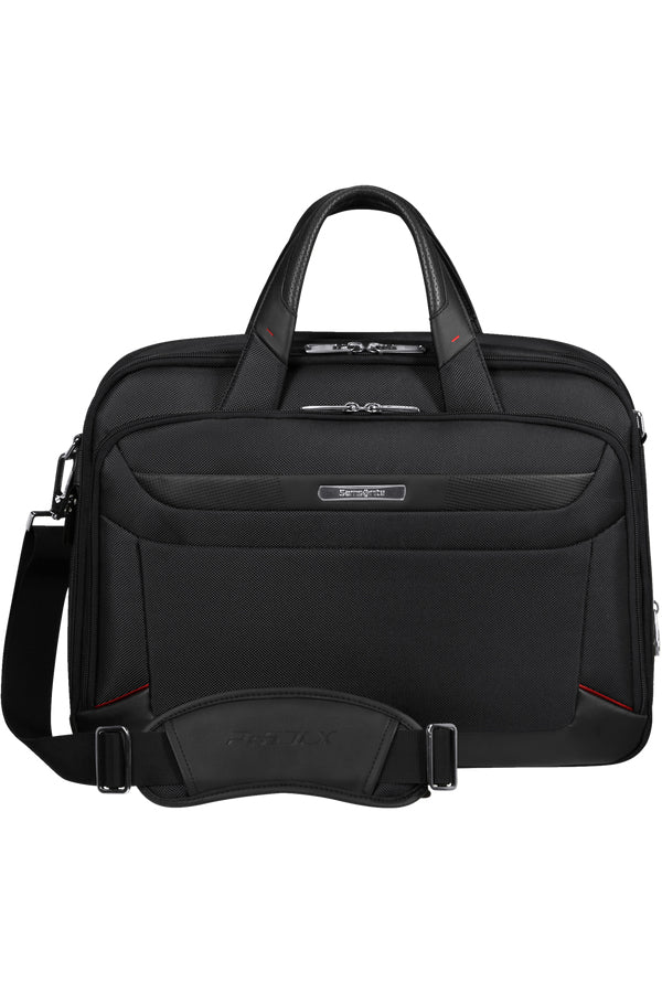 Samsonite Pro-DLX 6 Notebook-Tasche – 16/23 l, wasserabweisend, RFID-Fach, Nylon, schwarz