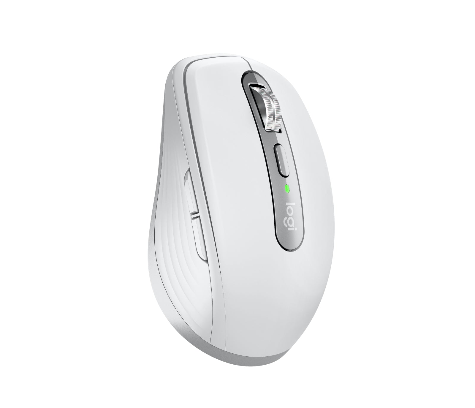 Logitech MX Anywhere 3S – Mobile Maus, rechts, Laser, 8000 DPI, Leises Klicken, Grau/Weiss