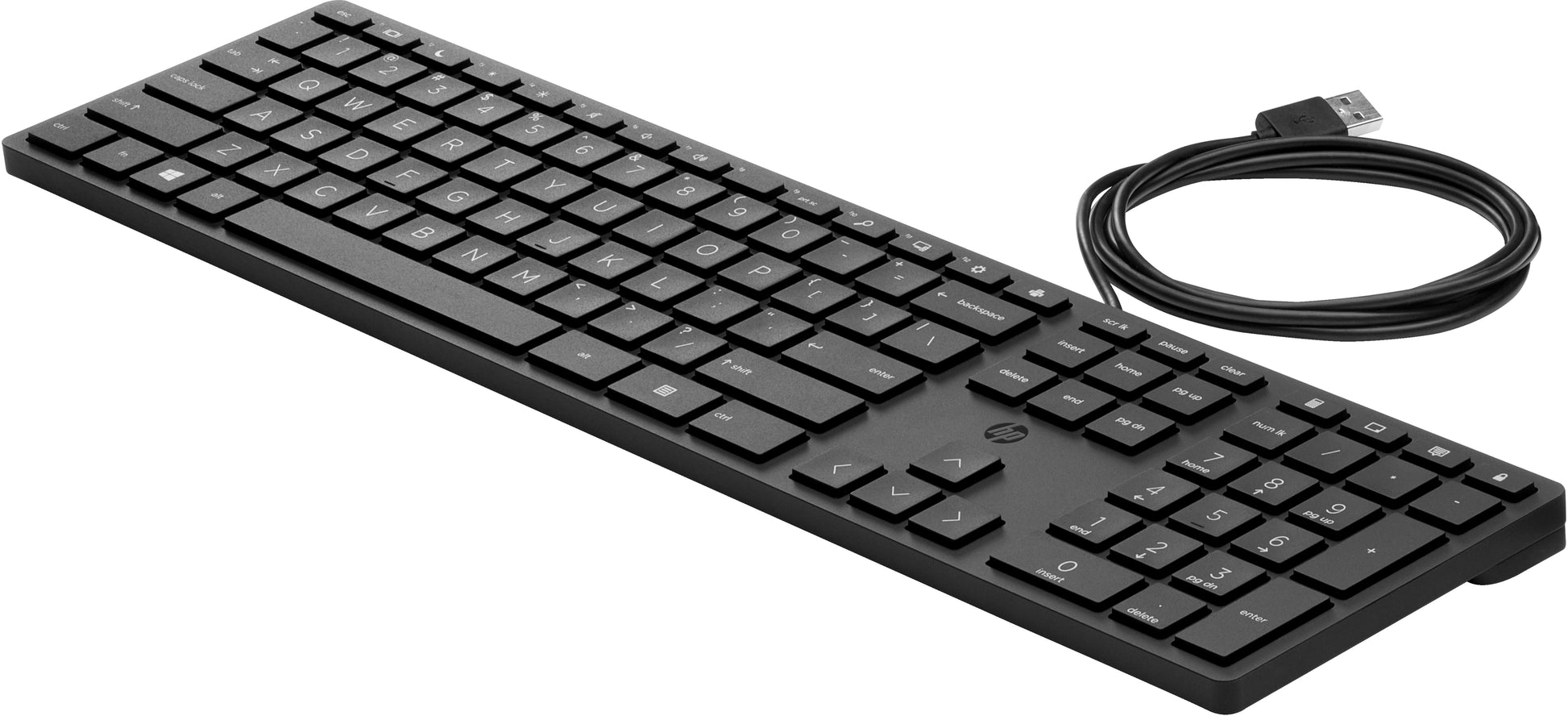 HP 320K Tastatur - kabelgebunden, USB - Schwarz