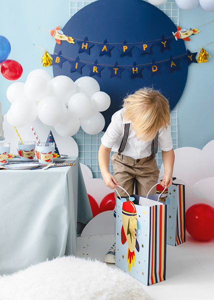 PartyDeco Girlande Fahrzeuge – Mehrfarbig – Papier – 1 Stk