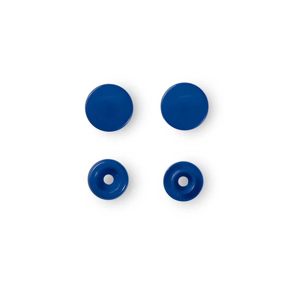 Prym Knöpfe Ø 12,4 mm – Polyoxymethylen, blau, 30 Stück