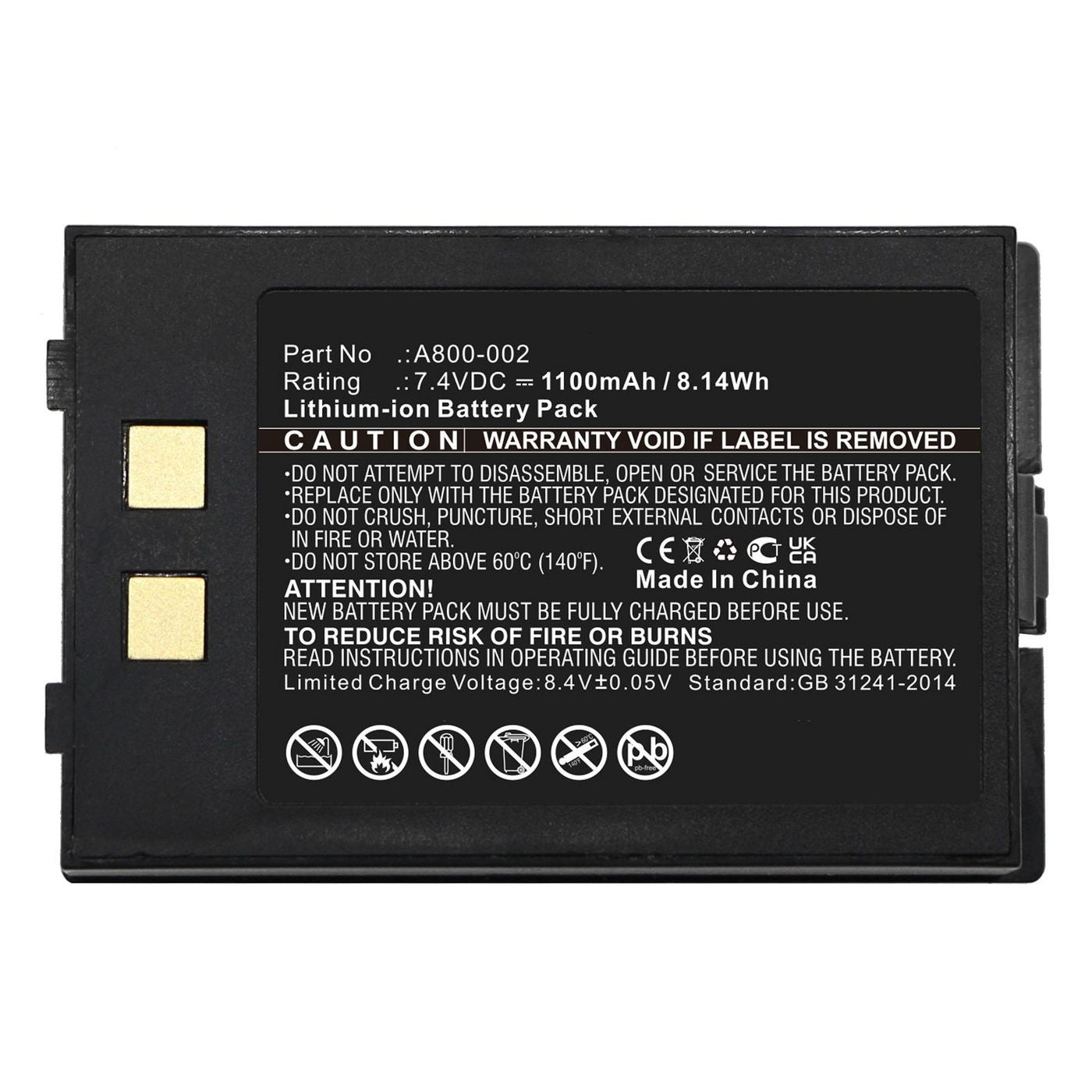 CoreParts Akku 1100 mAh 7,4 V – für Star