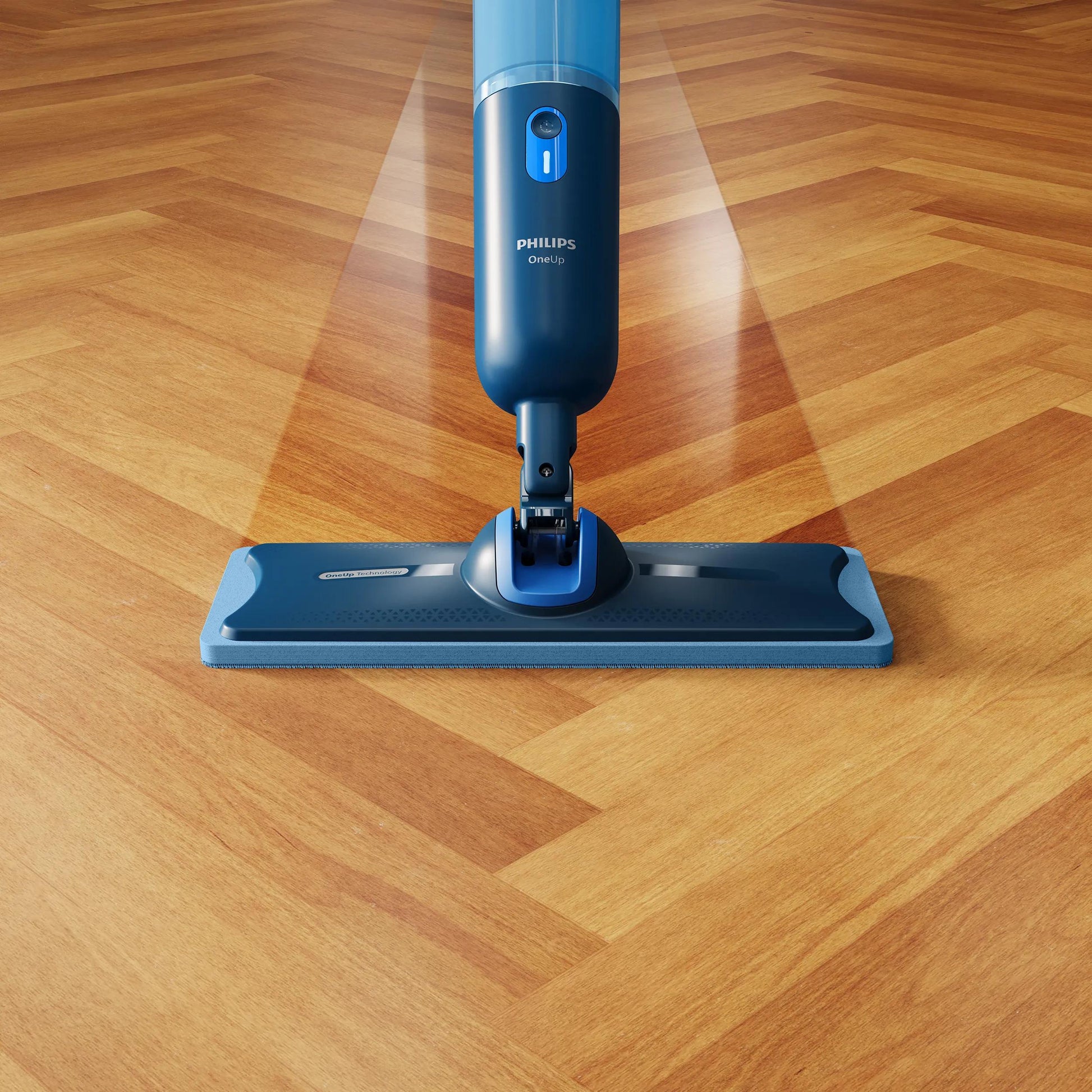 Philips Wischbezug XV1884/10 – 1 Stk., Mikrofaser, Blau, für OneUp 3000, 5000 Serie