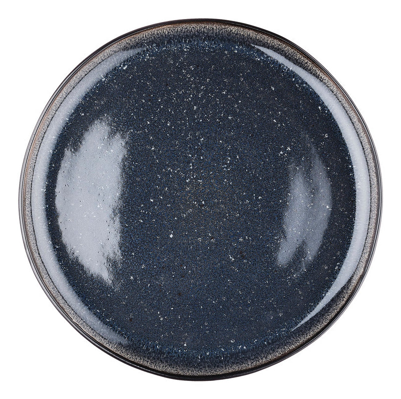 Björn IRIS Teller – Steinzeug, nachtblau, Ø 26 cm, 6 Stück
