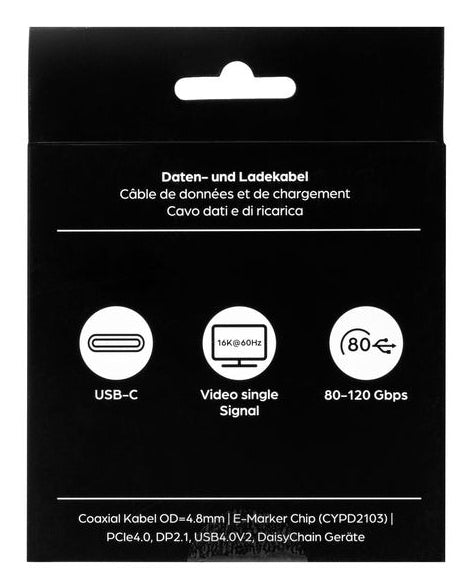 ONIT USB-Kabel, USB-C zu USB-C, 1 m, Lade-/Datenkabel