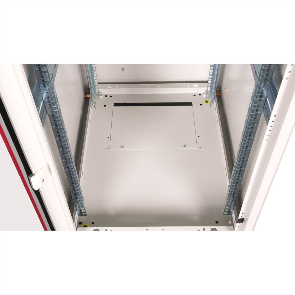 ROLINE Basic – 19" Netzwerkschrank 26U, IP20, abschliessbar, 600 × 800 × 1300 mm, lichtgrau, Stahl
