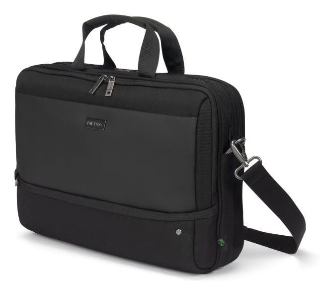 DICOTA Top Traveller FIVE Notebook-Tasche für Notebooks bis 16" – abschliessbar, Trolley-Band – schwarz