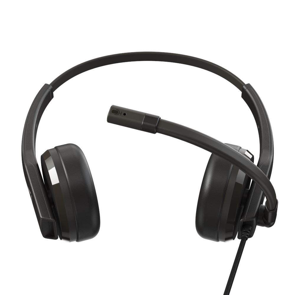 Creative Labs Creative HS-230 Office-Headset – On-Ear, Stereo, Kabelgebunden, 3,5 mm Klinke + USB-A, MS Teams zertifiziert, Schwarz