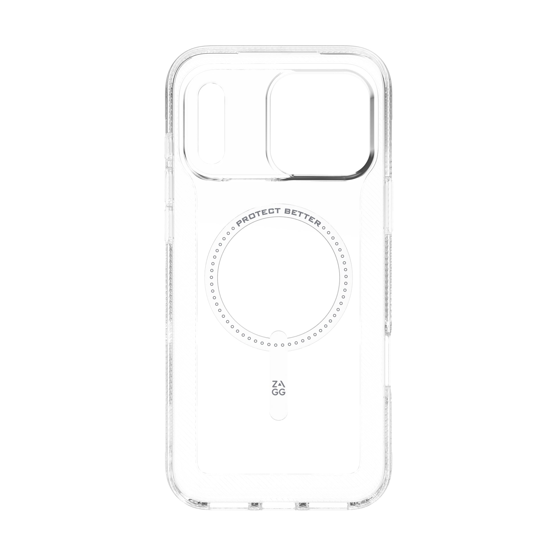ZAGG Luxe Snap Backcover – für Apple iPhone 17 Pro Max, MagSafe, Graphen, Transparent, bis 3 m sturzsicher