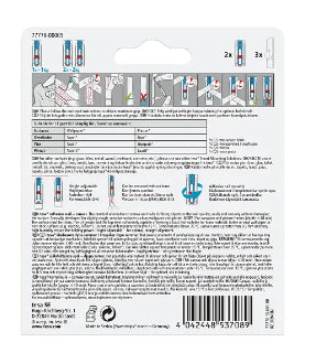 Tesa Haken – Kunststoff – Weiss – 1 kg – 6 Stück