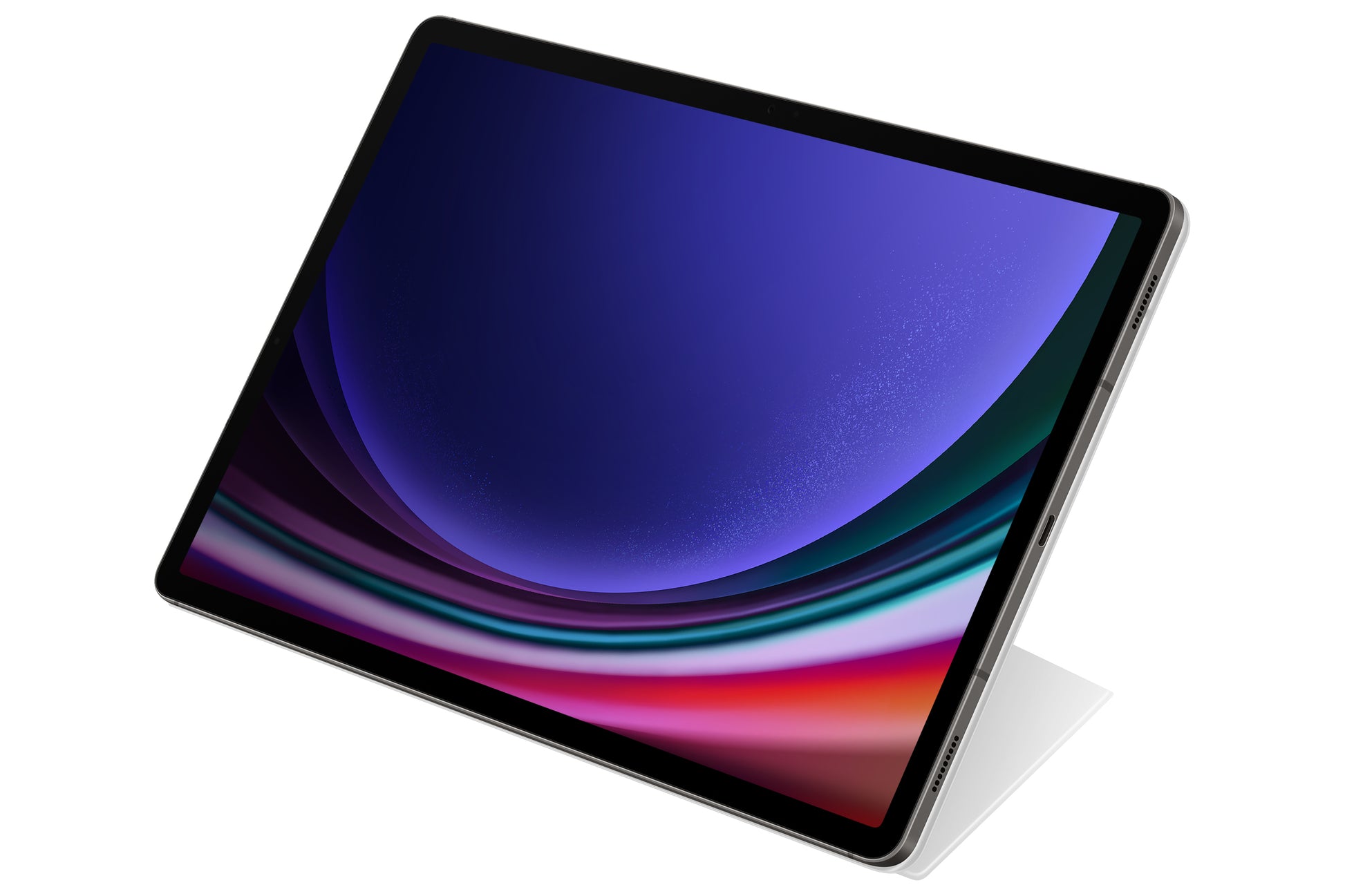 Samsung Smart Book Cover Notebook-Schutzhülle – für Galaxy Tab S9+, 12,4", Kunststoff, Weiss