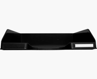 Exacompta COMBO MIDI – Briefkorb für A4, hoch, Polystyrol (PS), schwarz, 347 × 65 × 255 mm