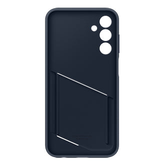 Samsung Backcover – für Samsung Galaxy A15 5G, Schwarz/Blau, mit Kartenfach, kratzresistent