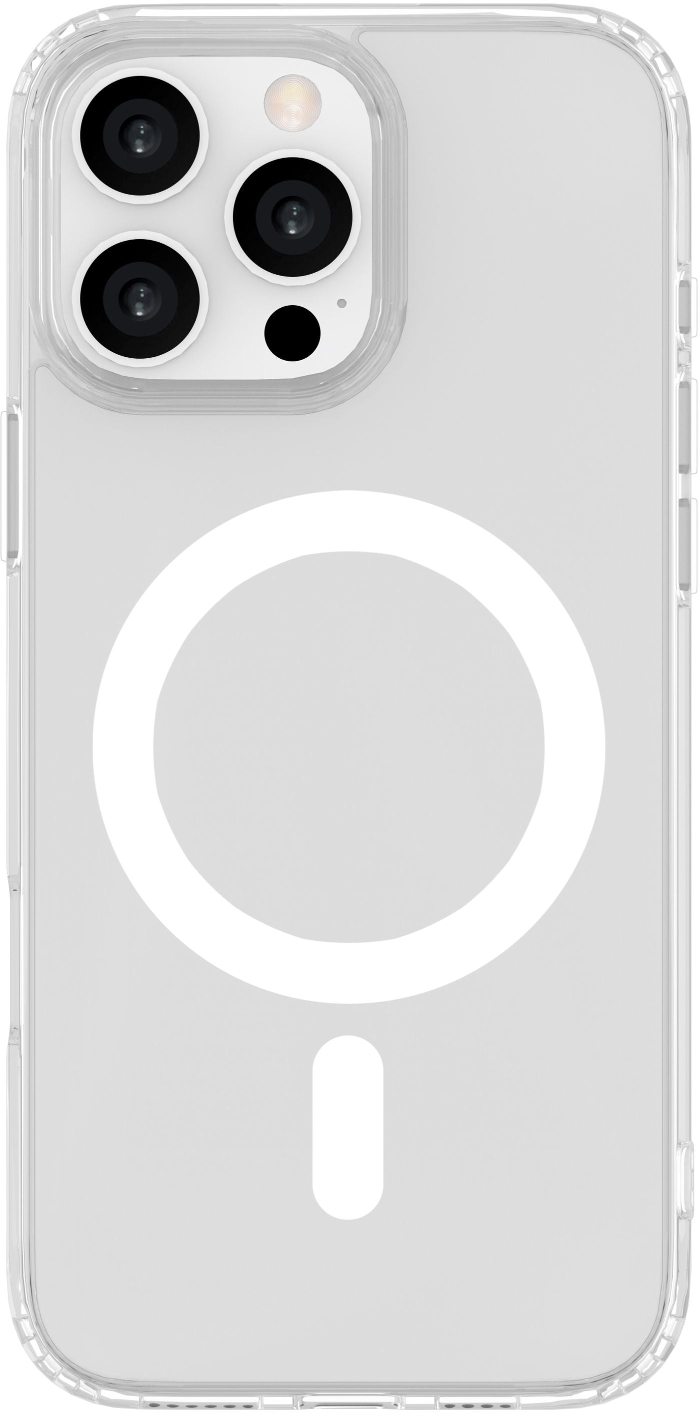eSTUFF INFINITE OSLO Backcover – für Apple iPhone 16 Pro, MagSafe, PC+TPU, Transparent, GRS