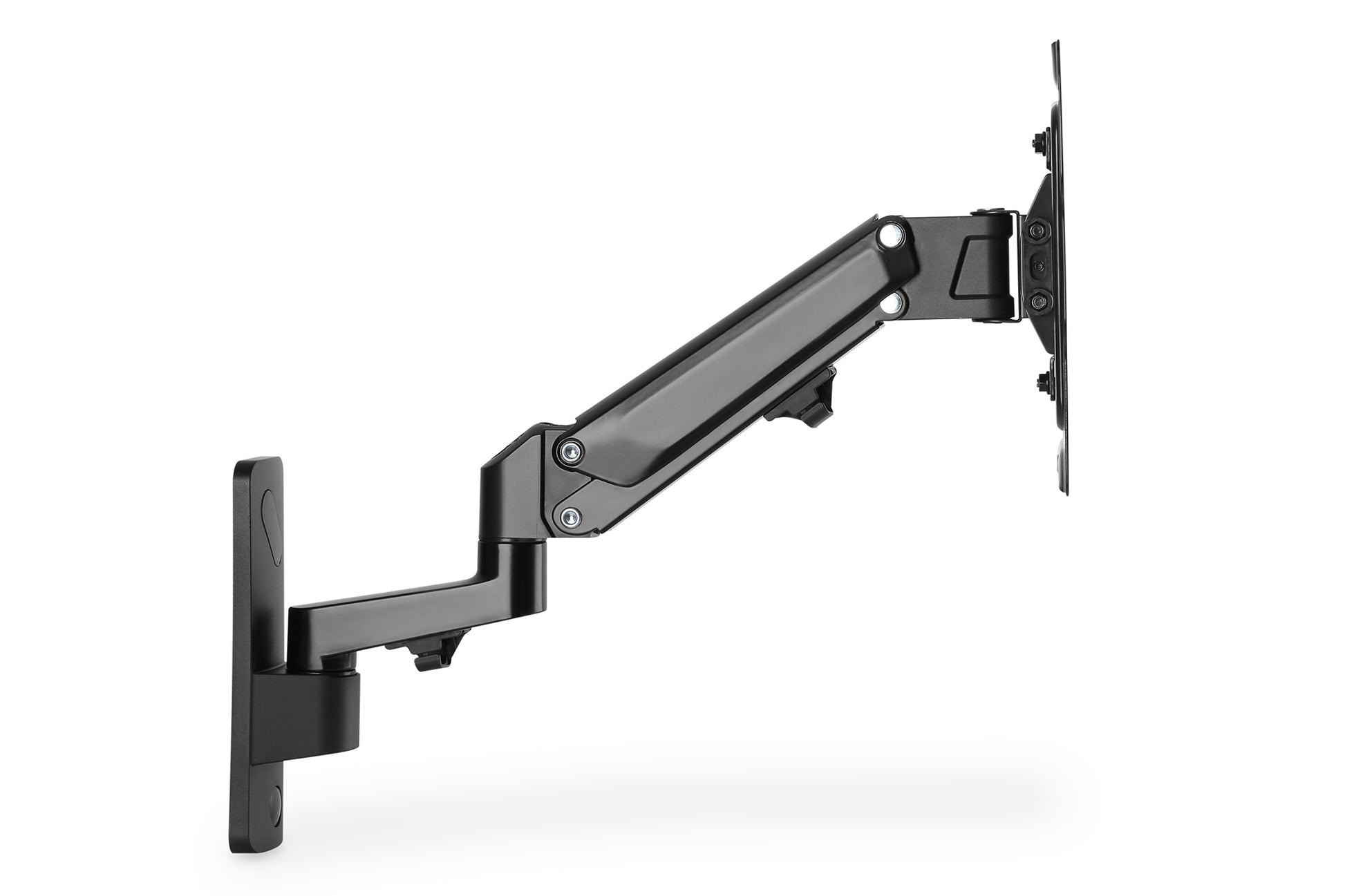 Digitus Wandhalterung, bis 43", VESA 75 × 75/100 × 100 mm, 23 kg, neig-/schwenkbar, Gasdruckfeder, schwarz
