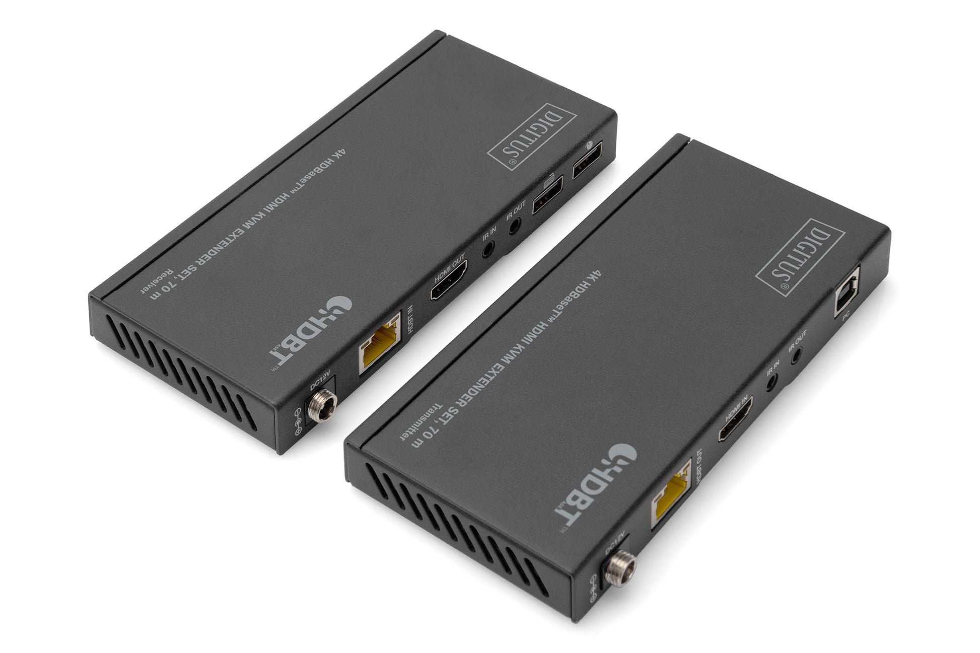 Digitus HDMI KVM-Extender über HDBaseT, bis 70 m, 4K (3840 × 2160), Set
