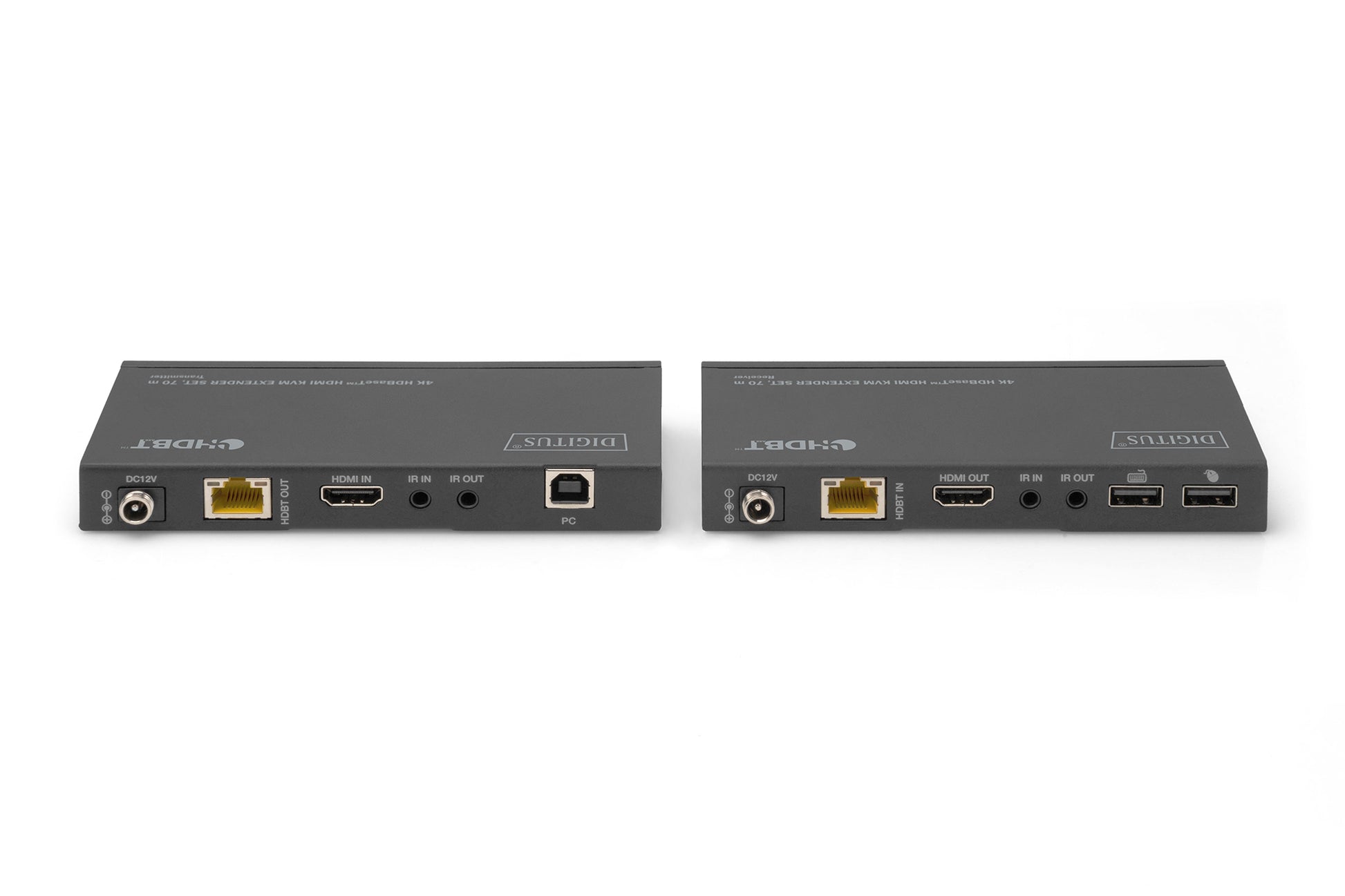 Digitus HDMI KVM-Extender über HDBaseT, bis 70 m, 4K (3840 × 2160), Set