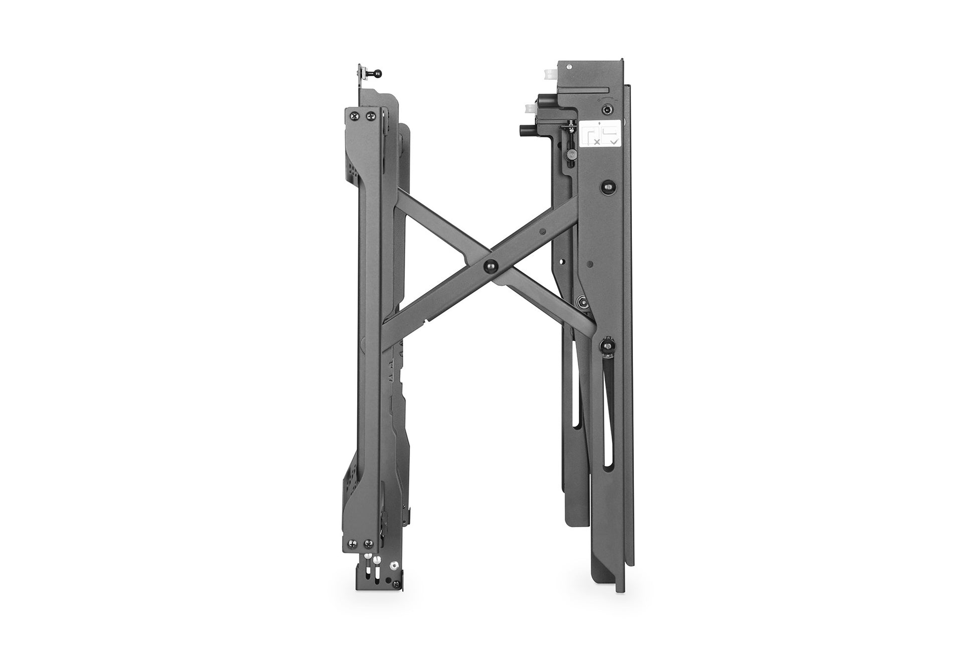 Digitus Pop-Out – Wandhalterung, ausziehbar, neigbar, für 45–70", VESA 200×200–600×400, bis 70 kg, schwarz