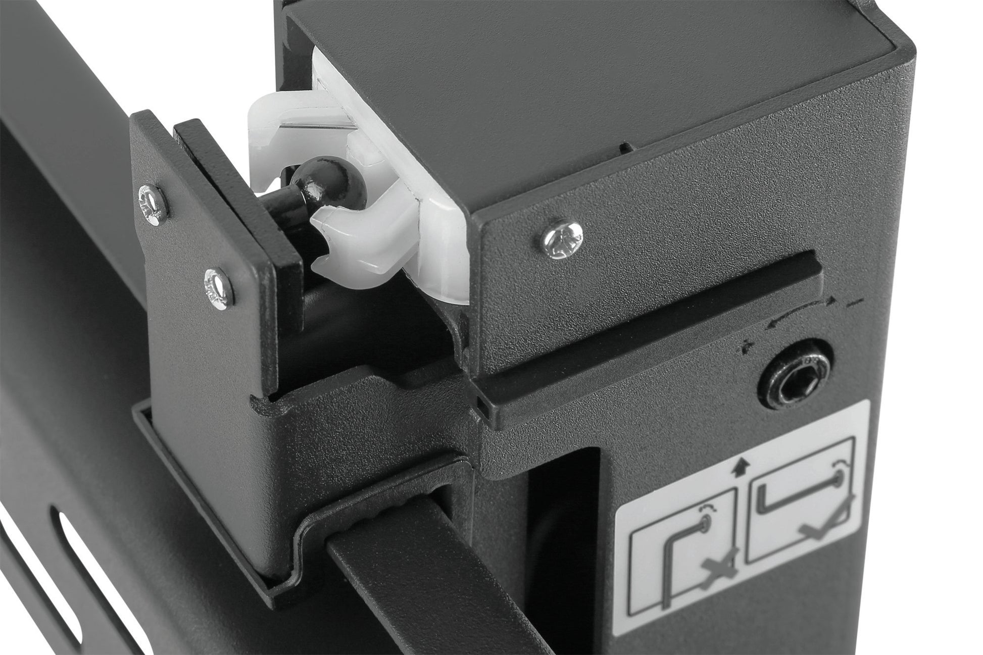 Digitus Pop-Out – Wandhalterung, ausziehbar, neigbar, für 45–70", VESA 200×200–600×400, bis 70 kg, schwarz