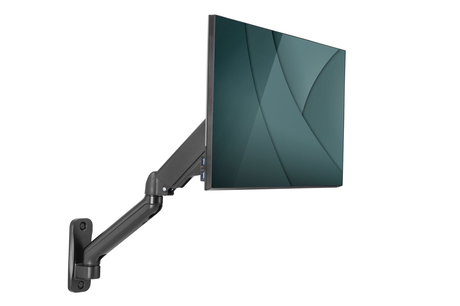 Digitus Wandhalterung – bis 32", VESA 75 × 75/100 × 100 mm, 9 kg, neigbar, schwenkbar, drehbar, schwarz