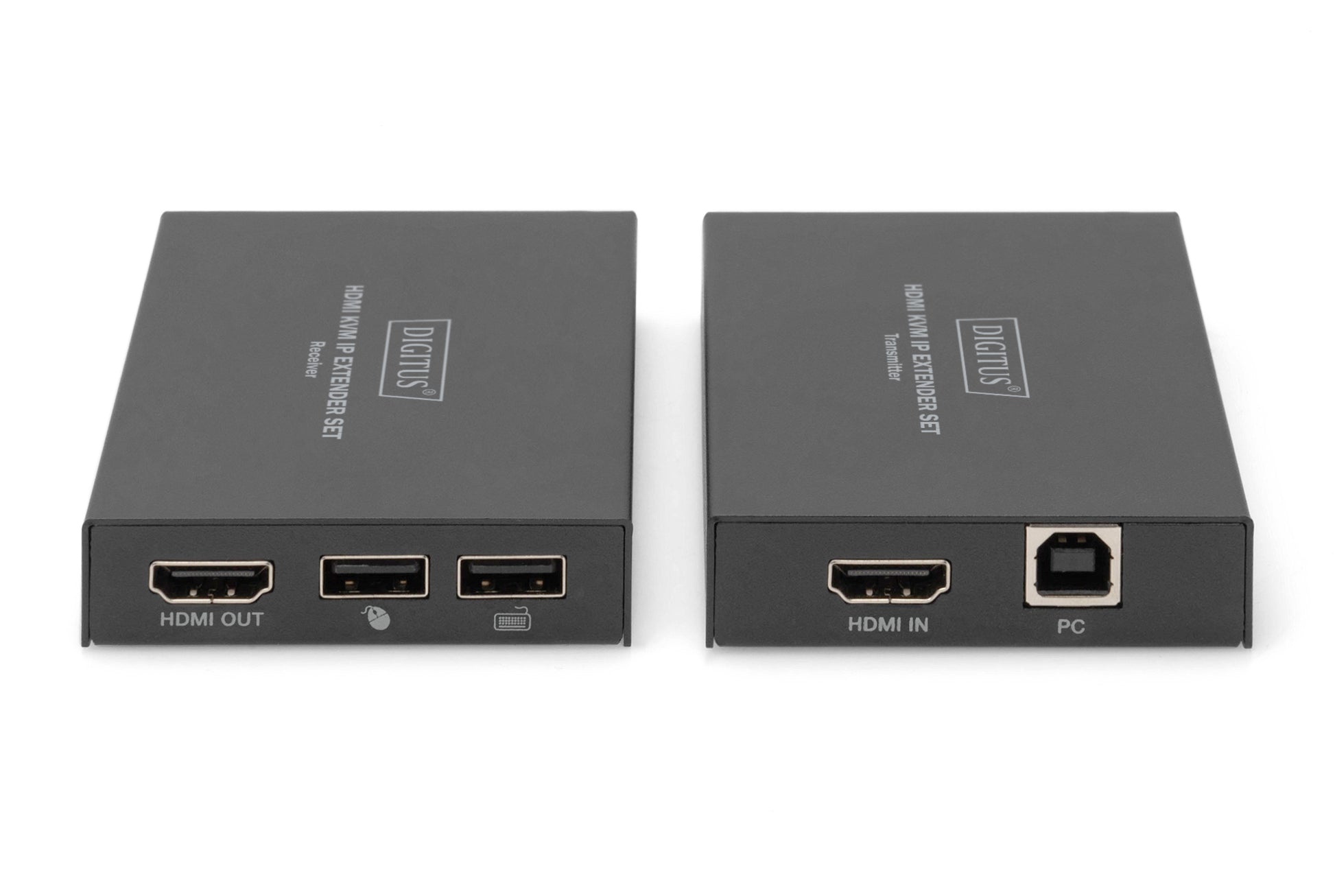 Digitus DS-55507 – HDMI KVM-Extender über IP, bis 150 m, 1920 × 1200, 6,75 Gbit/s, Set, H.265
