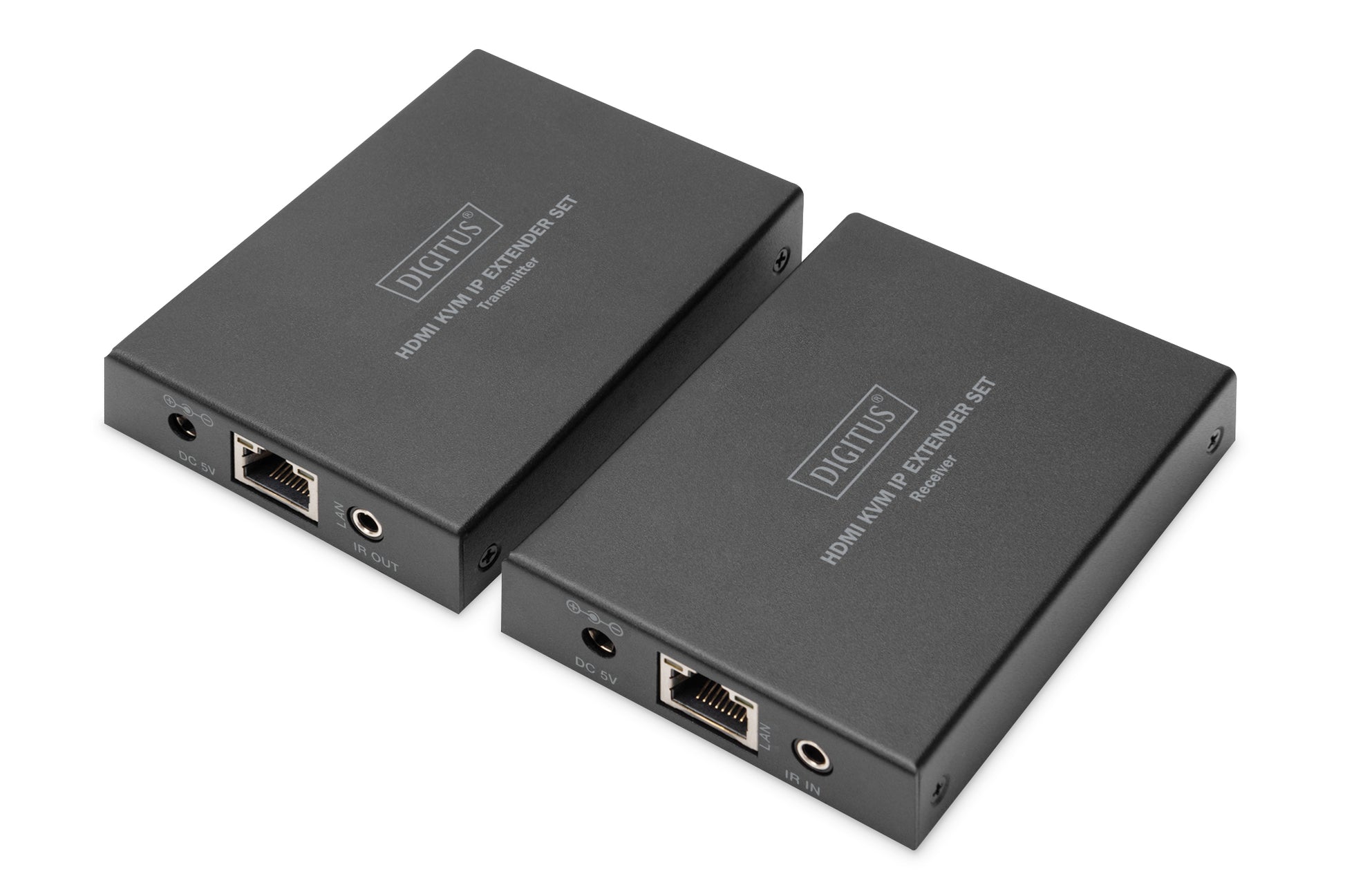 Digitus DS-55507 – HDMI KVM-Extender über IP, bis 150 m, 1920 × 1200, 6,75 Gbit/s, Set, H.265