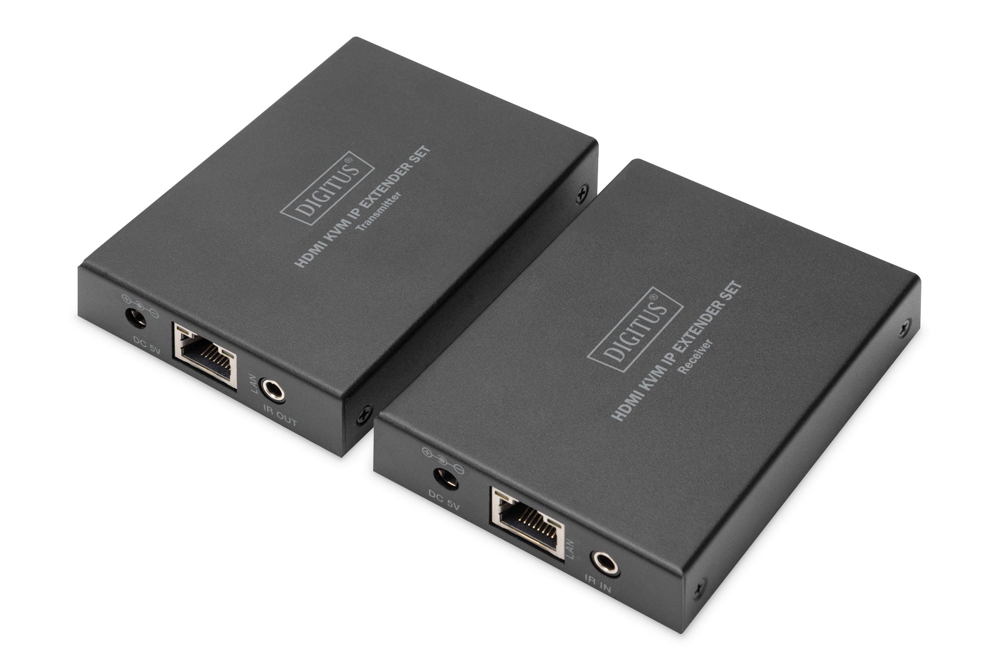 Digitus DS-55507 – HDMI KVM-Extender über IP, bis 150 m, 1920 × 1200, 6,75 Gbit/s, Set, H.265