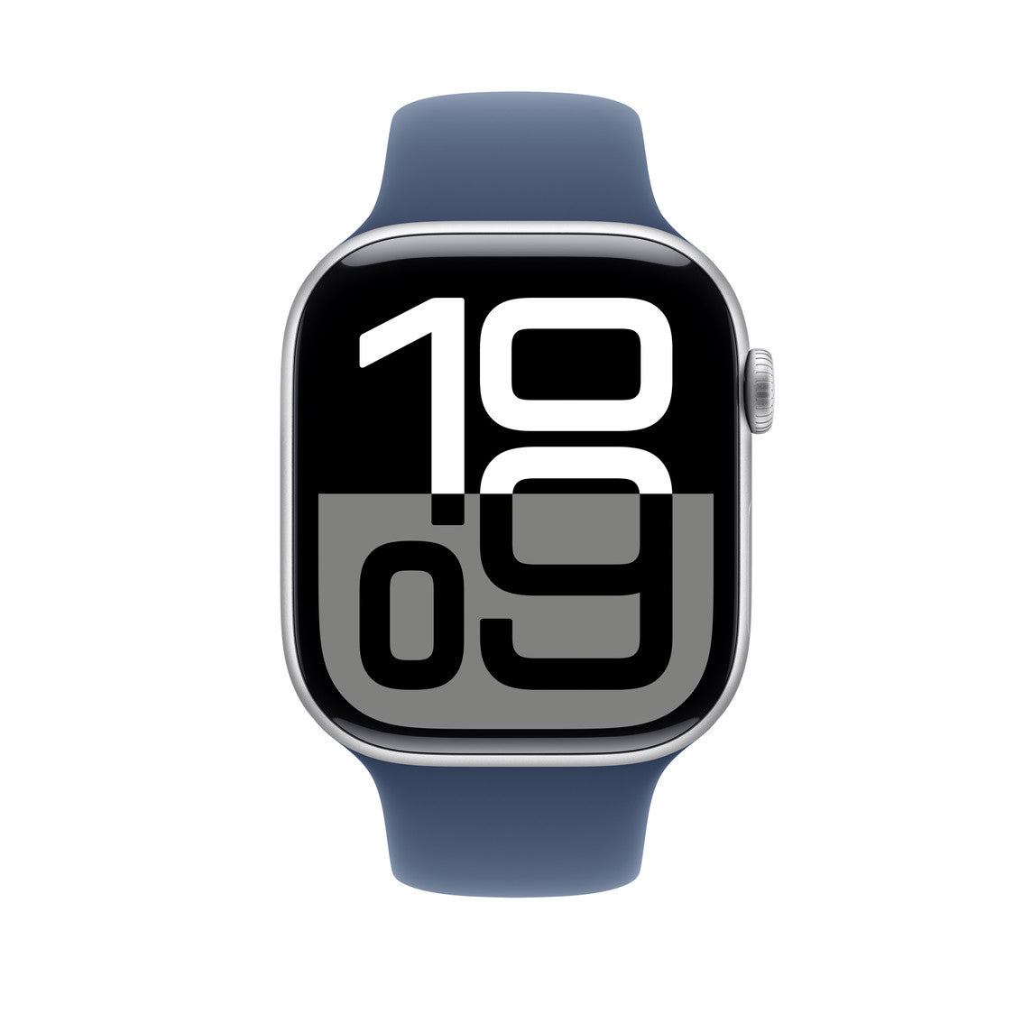 Apple Denim Sport Band – Armband – für Apple Watch 46 mm, Blau, M/L, Polymer