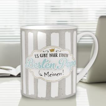 Sheepworld Tasse – 600 ml, Ø 9,5 cm, H 11,5 cm, Porzellan, Hellgrau, spülmaschinenfest
