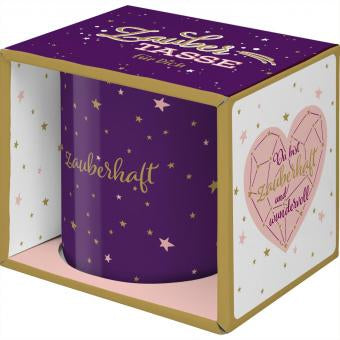 Sheepworld Universaltasse – 350 ml, Ø 8,1 cm, Keramik, Violett