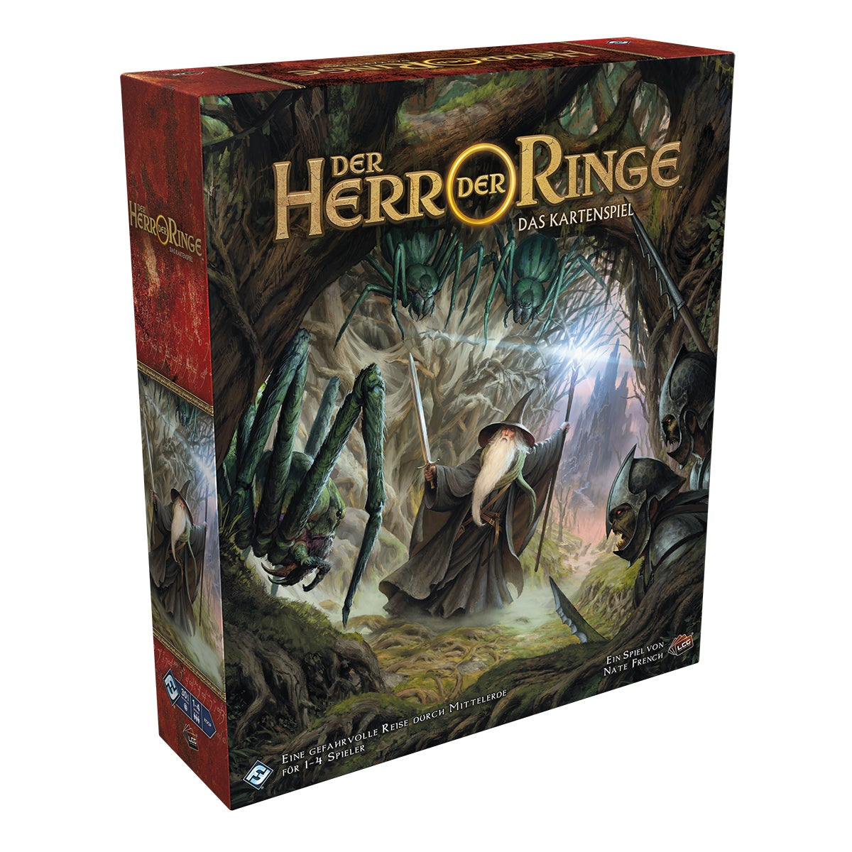 Fantasy Flight Games Der Herr der Ringe: Das Kartenspiel – Kartenspiel, 1–4 Spieler, ab 14 Jahren, 30 Min., DE