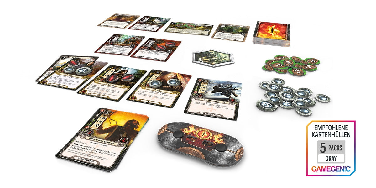 Fantasy Flight Games Der Herr der Ringe: Das Kartenspiel – Kartenspiel, 1–4 Spieler, ab 14 Jahren, 30 Min., DE