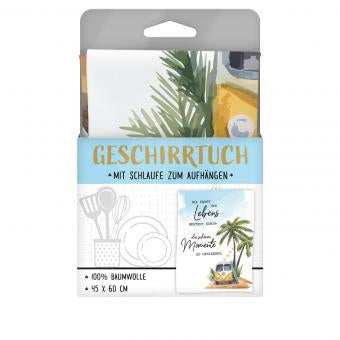 Sheepworld Geschirrtuch Momente – assortiert – 45 × 60 cm – Baumwolle – 1 Stk.