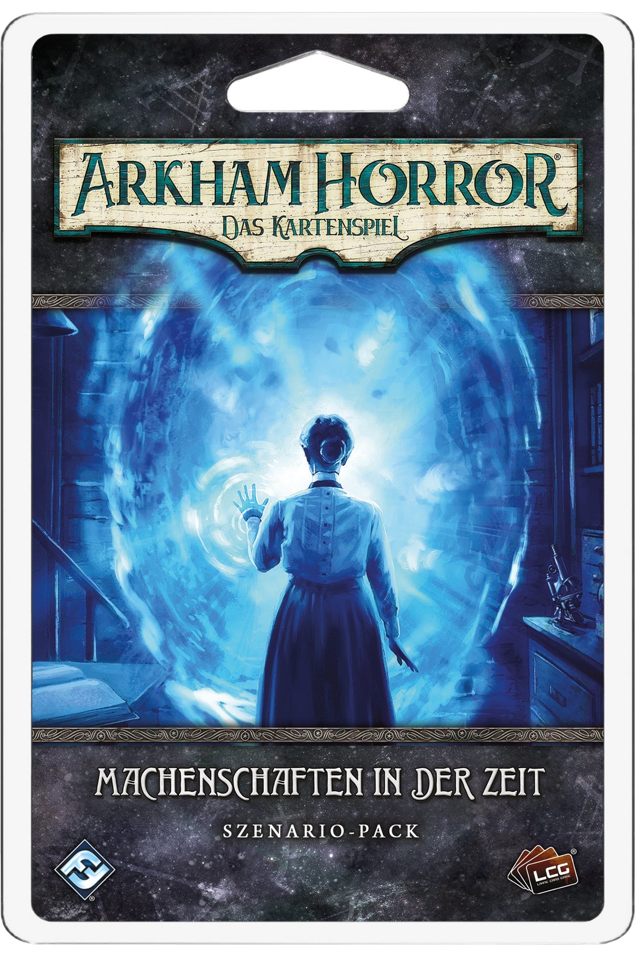 Fantasy Flight Games Machenschaften der Zeit – Erweiterung für Arkham Horror LCG, 1–4 Spieler, ab 14 Jahren