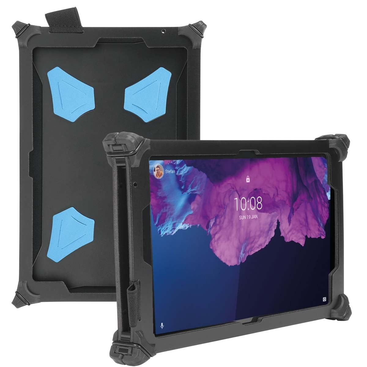 Mobilis Tablet-Hülle für Lenovo Tab P11 Pro 11,5" – schockresistent, stossfest bis 1,2 m – Schwarz