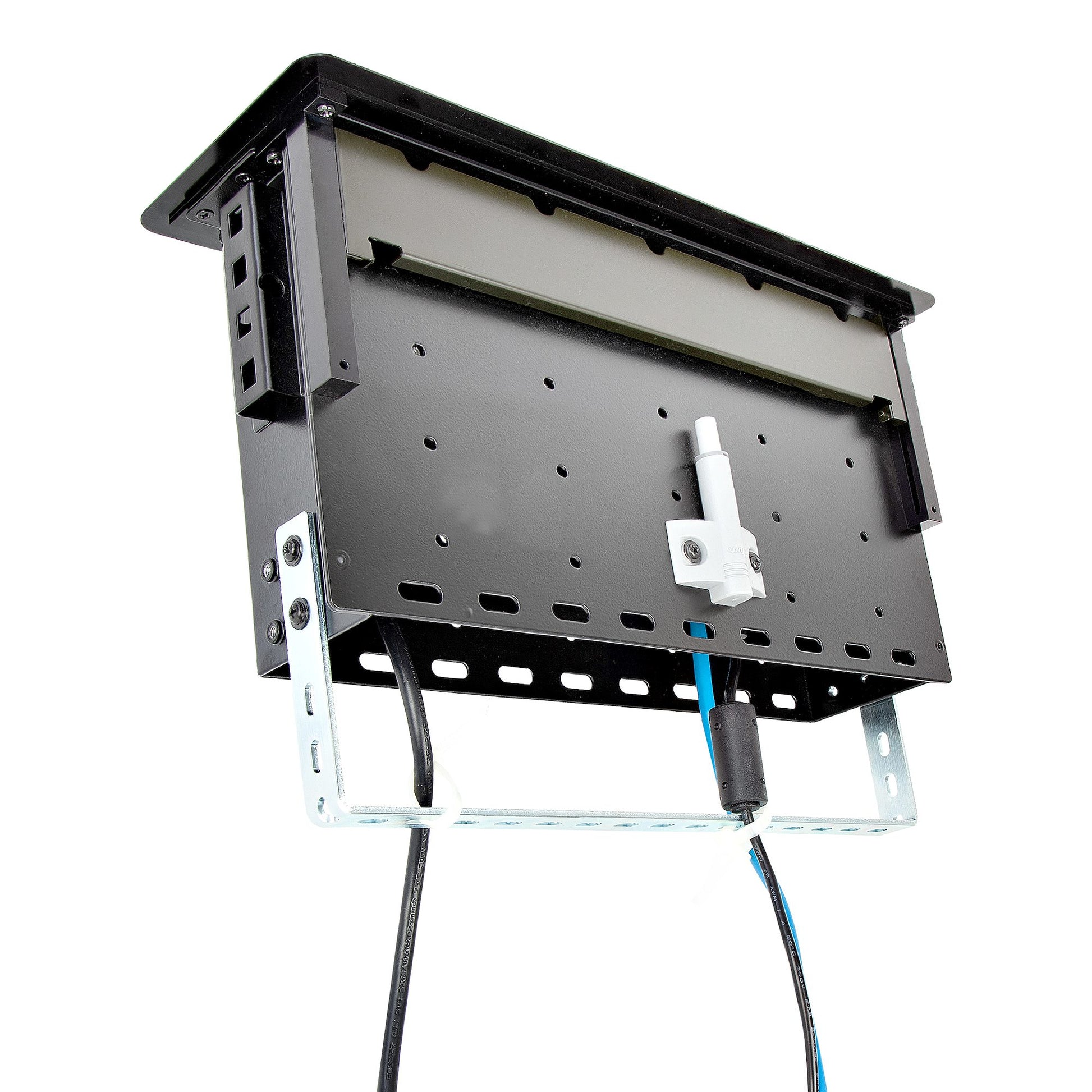 StarTech.com Table Box – Tischanschlussfeld – HDMI, DP, VGA, USB, Gigabit LAN, 4K, Schwarz