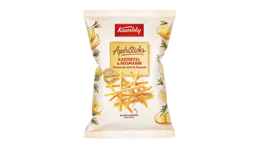 Kambly ApériSticks – Kartoffel & Rosmarin – 140 g