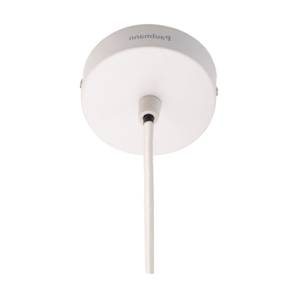 Pauleen Pendelleuchte Woody Pearl – Ø 33 × 23 cm, 20 W, beige/weiss, E27