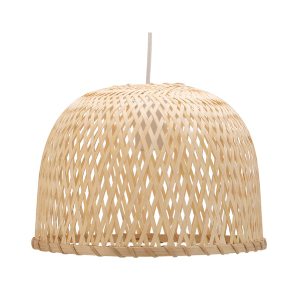 Pauleen Pendelleuchte Woody Pearl – Ø 33 × 23 cm, 20 W, beige/weiss, E27