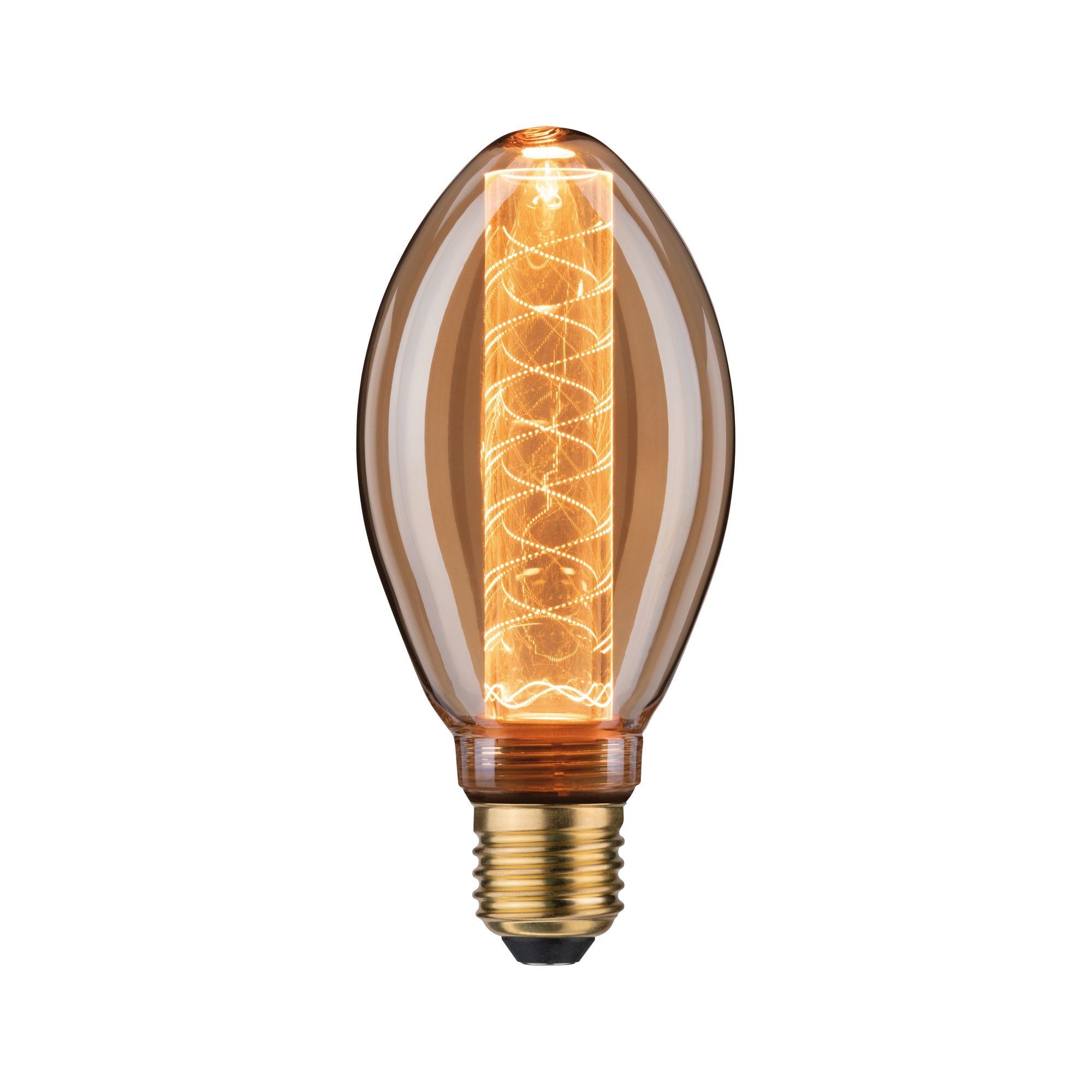 Paulmann Leuchtmittel E27 Kerze – Warmweiss 1800 K, 200 lm, 4 W – 1 Stk., Gold
