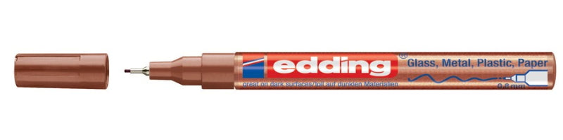 Edding Permanentmarker – für dunkles Papier, kupfer metallic