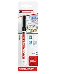 Edding Tiefkühlmarker für Gefrierbeutel und Gefrierdosen – schwarz