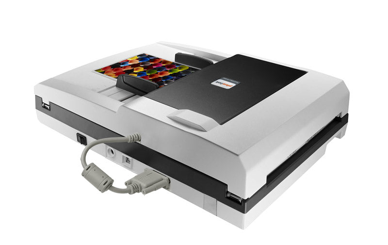 Plustek PL4080 – Flachbettscanner mit ADF, A4, Duplex, 40 ppm, 600 dpi, ADF 50 Blatt, USB