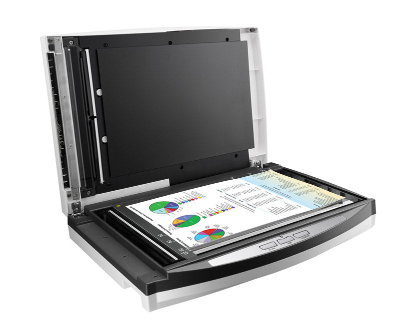 Plustek PL4080 – Flachbettscanner mit ADF, A4, Duplex, 40 ppm, 600 dpi, ADF 50 Blatt, USB