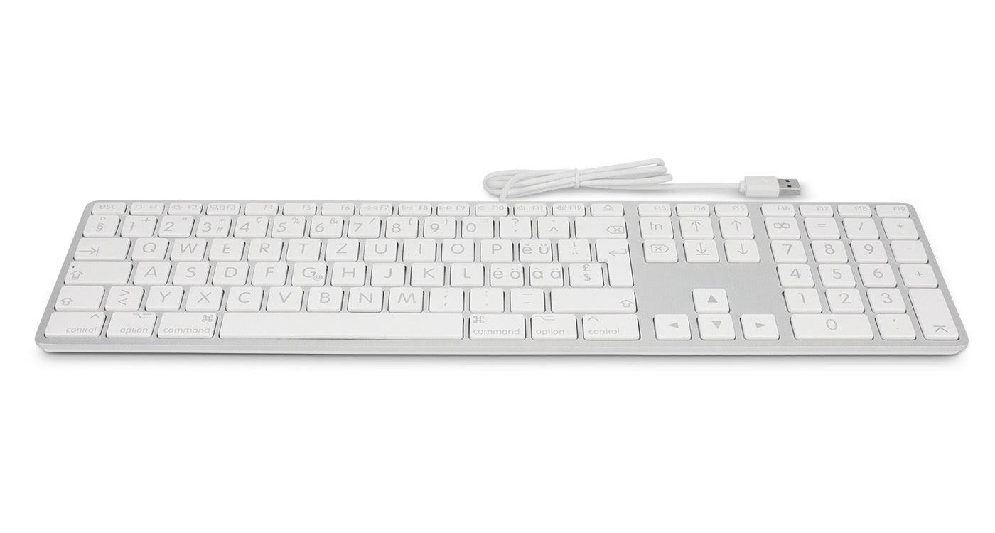 LMP 24203 – Tastatur, kabelgebunden (USB-A), CH-Layout (DE-CH), Fullsize (mit Ziffernblock) – für macOS