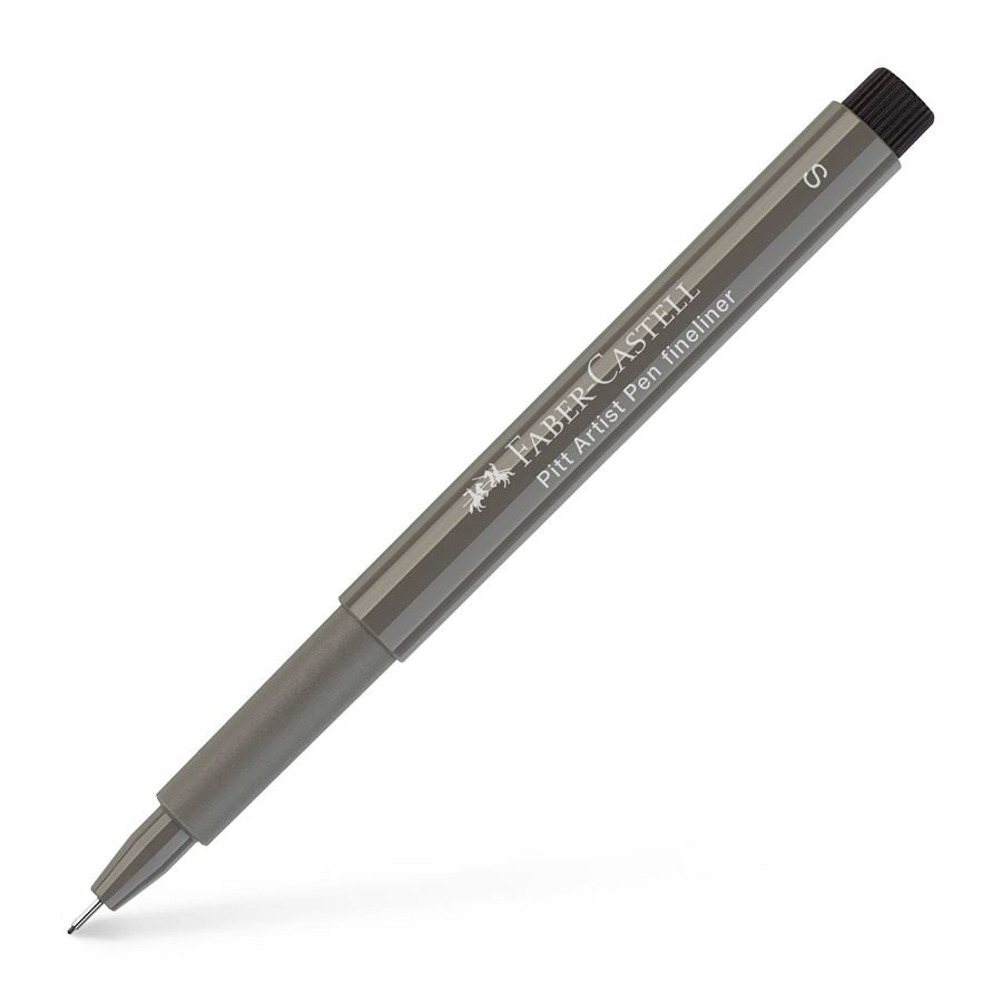 Faber-Castell PITT Artist Pen Fineliner – 0,3 mm, warmgrau, wasserfest