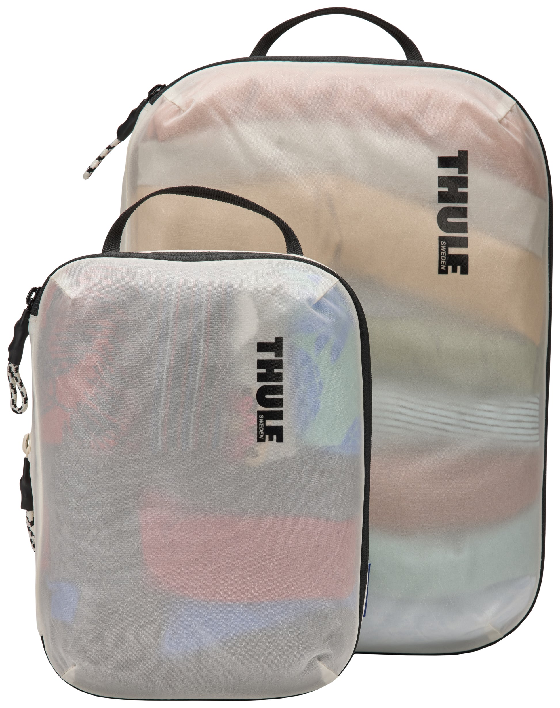 Thule Packwürfel-Set Accent TCCS201 – bluesign, 3 l – weiss, Nylon – 2-teilig