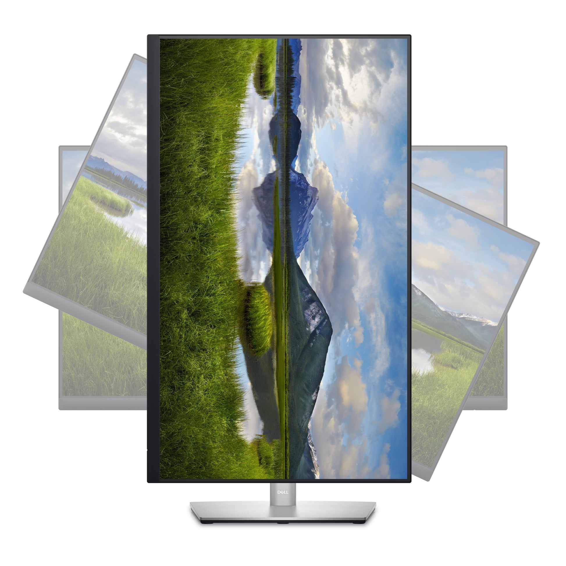 DELL P2723QE – Monitor, 27", IPS, 60 Hz, 350 cd/m², USB-C, 4× USB-A, VESA 100 × 100, Schwarz