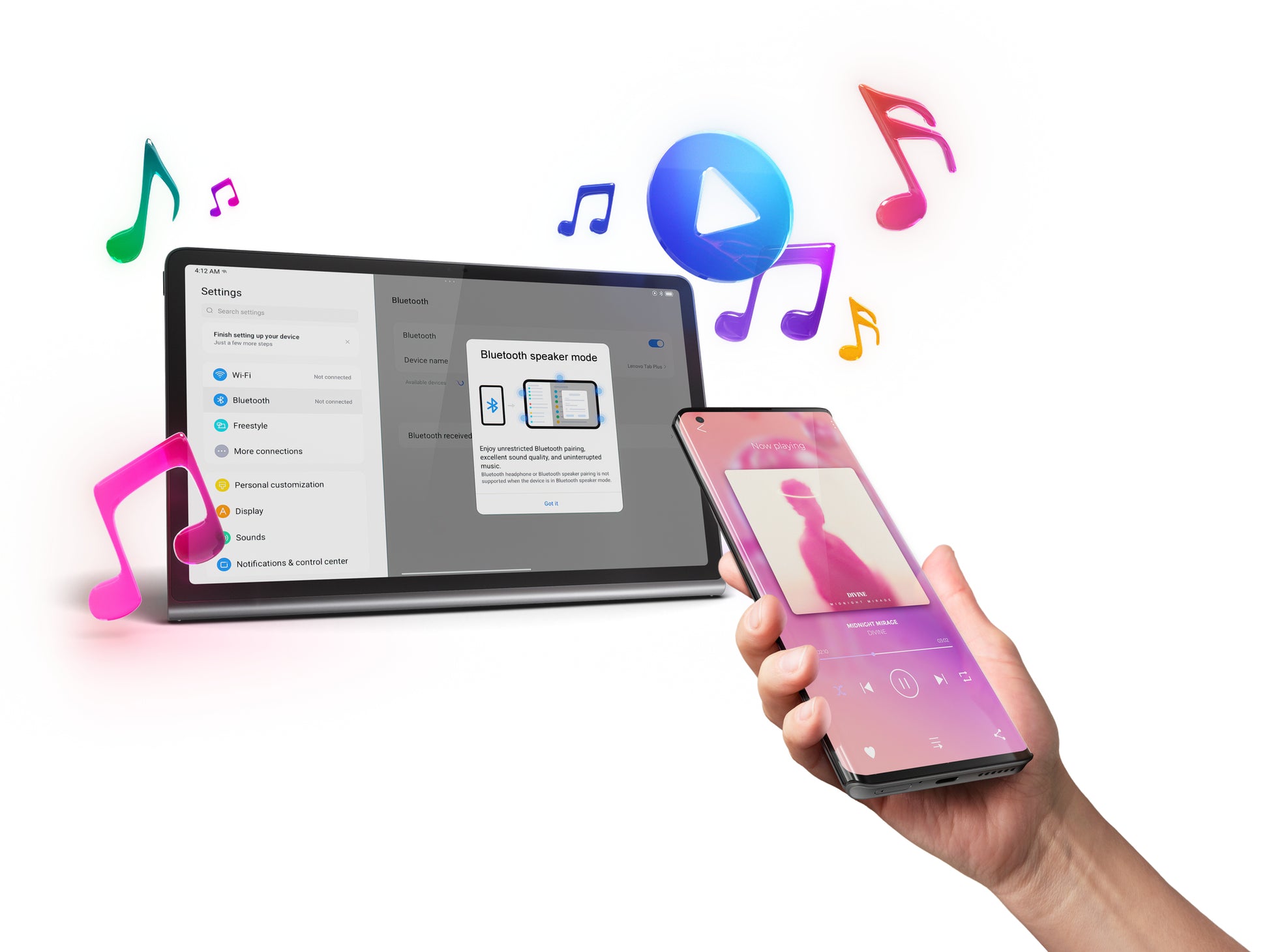Lenovo Tab Plus – 11,5", 128 GB, 8 GB RAM, WLAN, Android 14, Grau